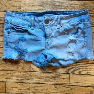 AE Destructed Stretch Jean Shorts 4 Like New